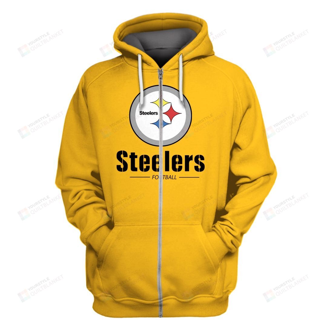NFL Pittsburgh Steelers 3D Pullover Hoodie, Zip-up Hoodie HFV07 - HomeFavo