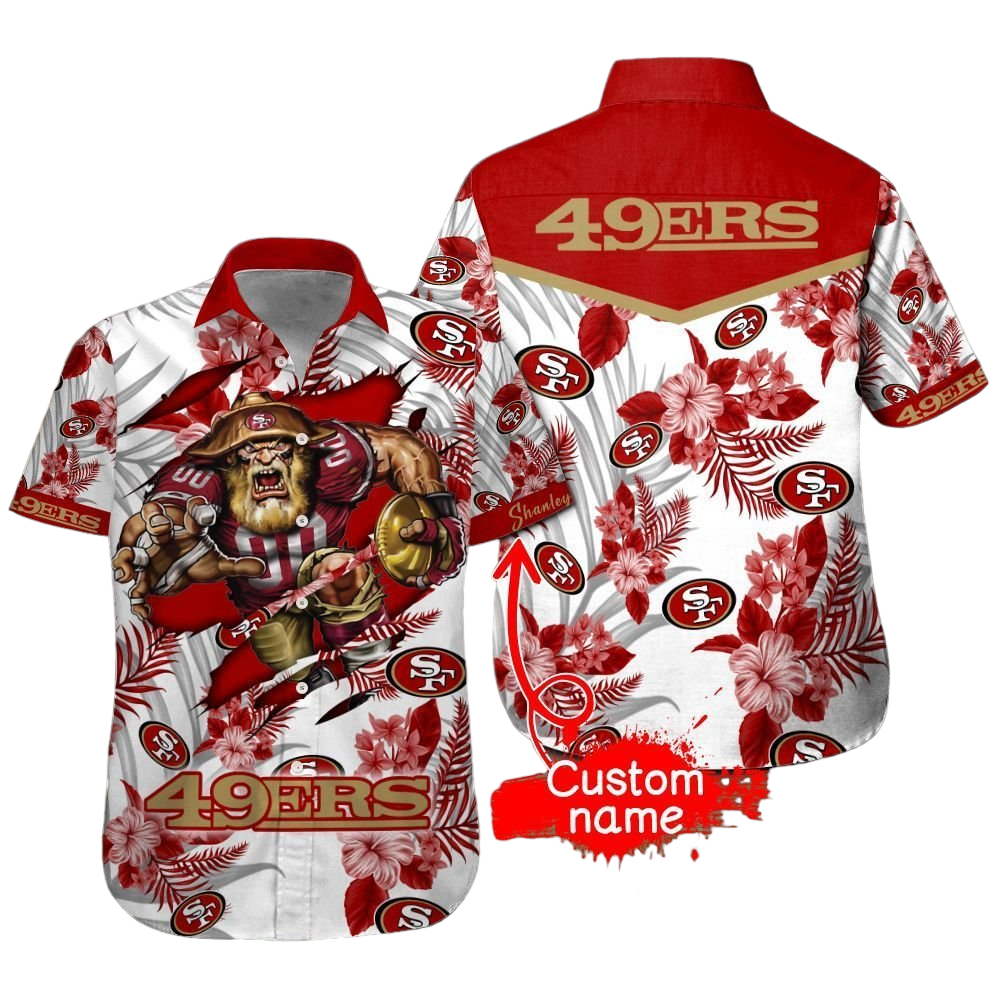 nfl san francisco 49ers gift for fan personalized Hawaiian Shirt Aloha Shirt For Men Women Kid