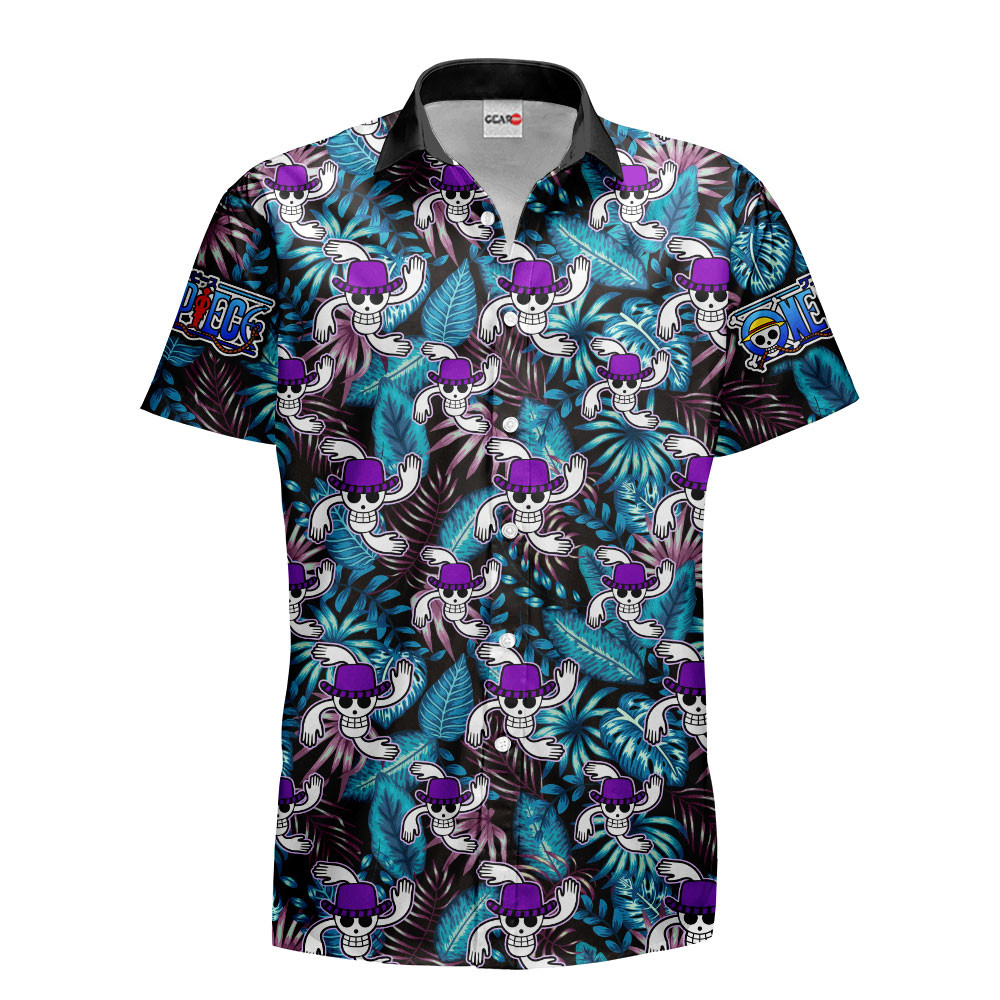 Nico Robin Symbol Hawaiian Shirts Custom Anime Merch Clothes For Men ...