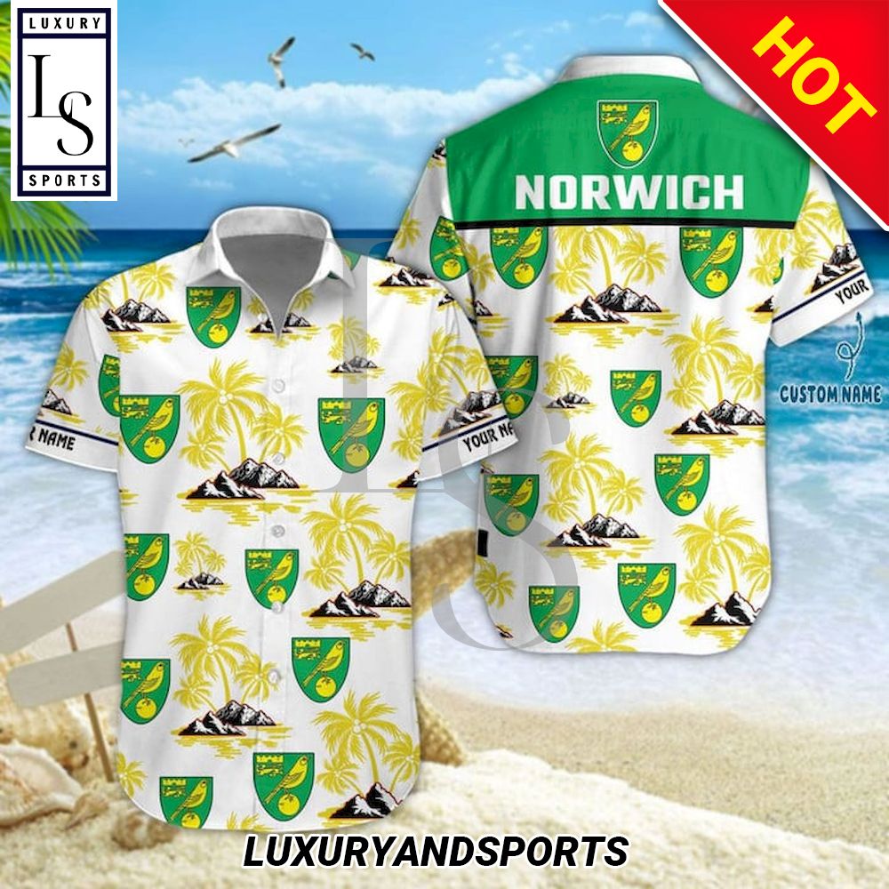Norwich City Island Hawaiian Shirt - HomeFavo