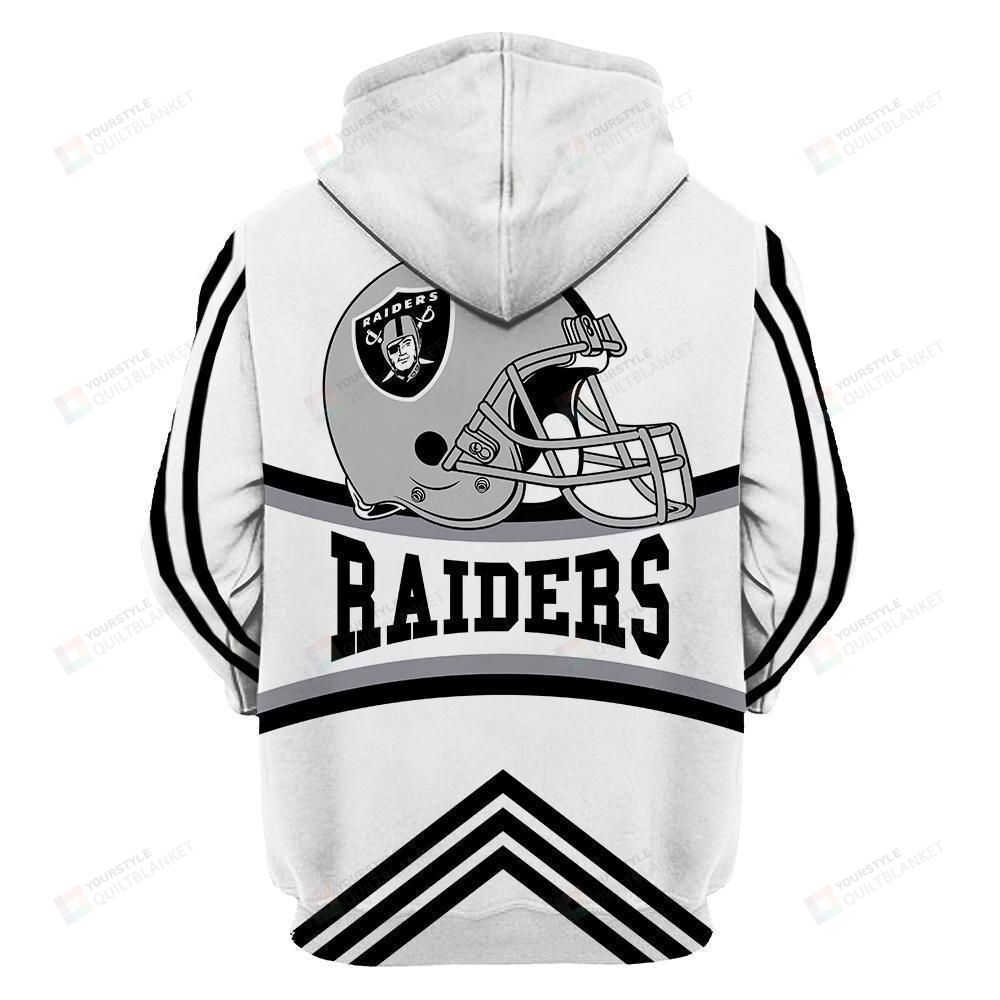 Oakland Raiders 3D Pullover Hoodie  Zip-up Hoodie HFV05