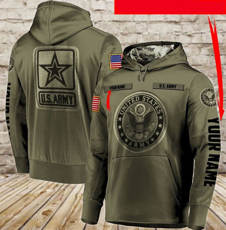 Personalized US Army Hoodie - HomeFavo