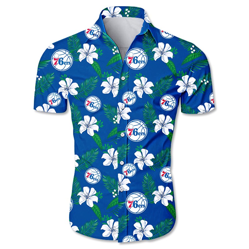 Philadelphia 76Ers Hawaiian Shirt 220621 - HomeFavo