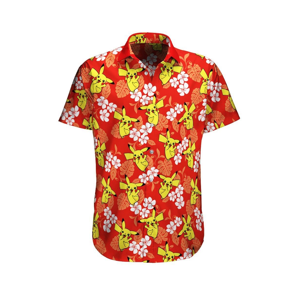 Pikachu Tropical Beach Outfits Aloha Shirt For Men Women Kid - HomeFavo