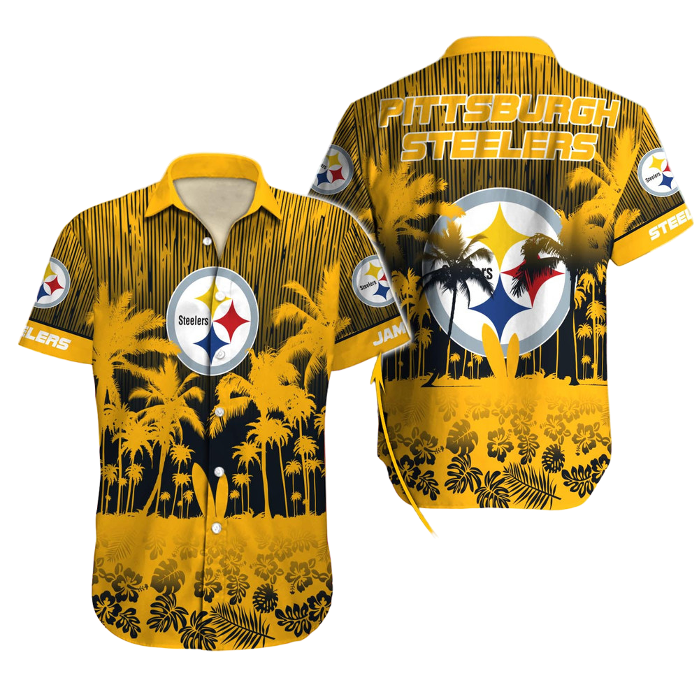 Pittsburgh Steelers Hawaiian Shirt NFL Football Custom Hawaiian Shirt For Men Women Kid Gift For Fans