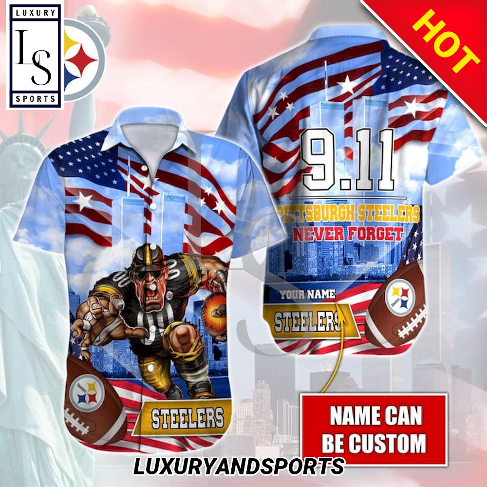 Pittsburgh Steelers Never Forget 911 Hawaiian Shirt