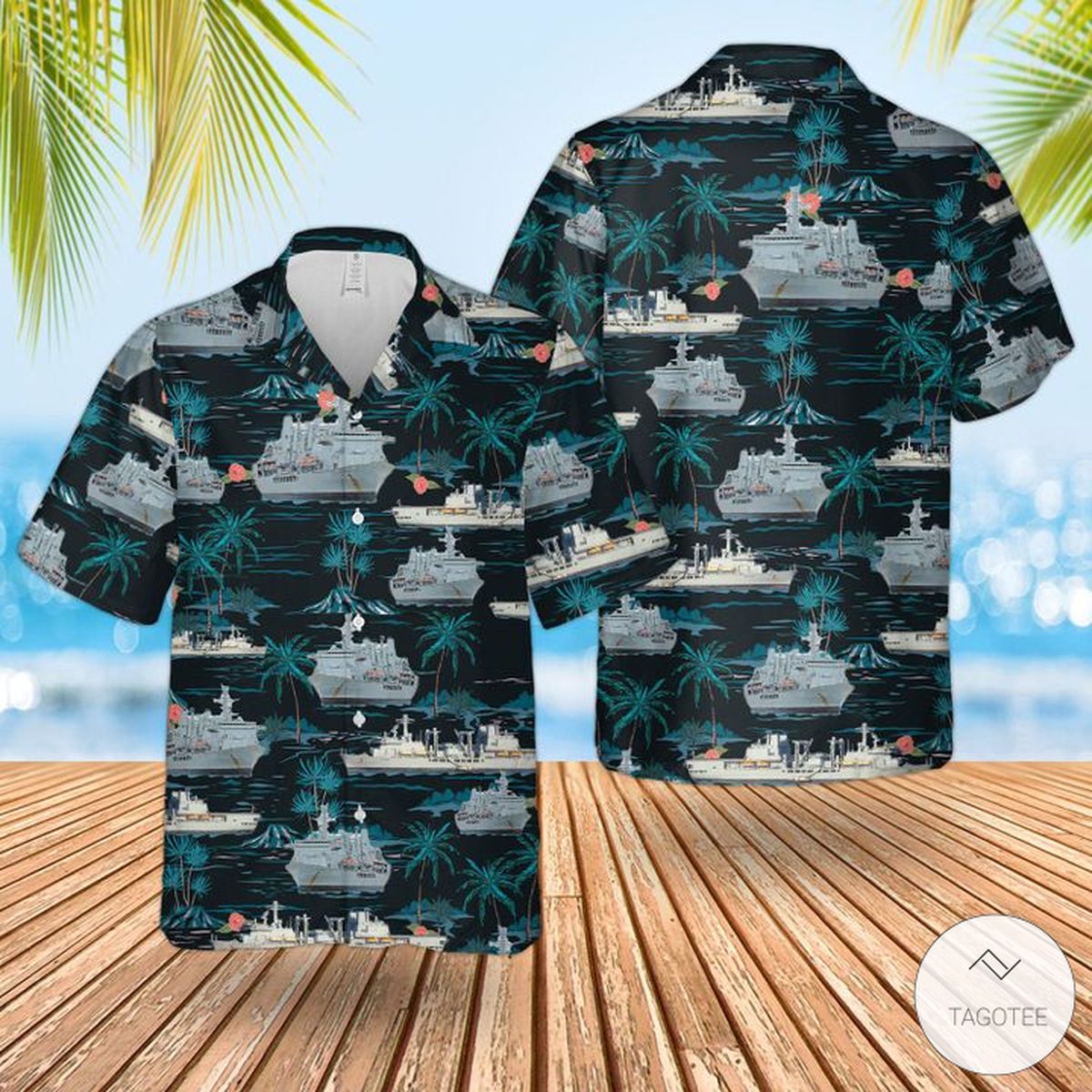 Rn Historical Rfa Fort George (A388) Hawaiian Shirt - HomeFavo