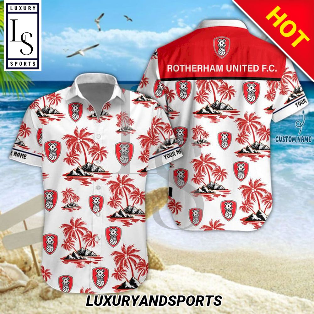 Rotherham United Island Hawaiian Shirt - HomeFavo