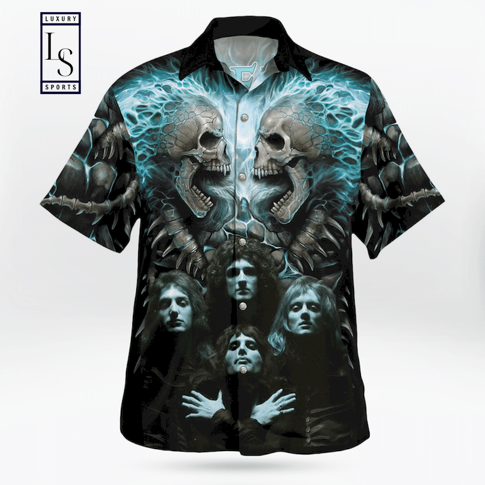 Skull Dark Queen Hawaiian Shirt