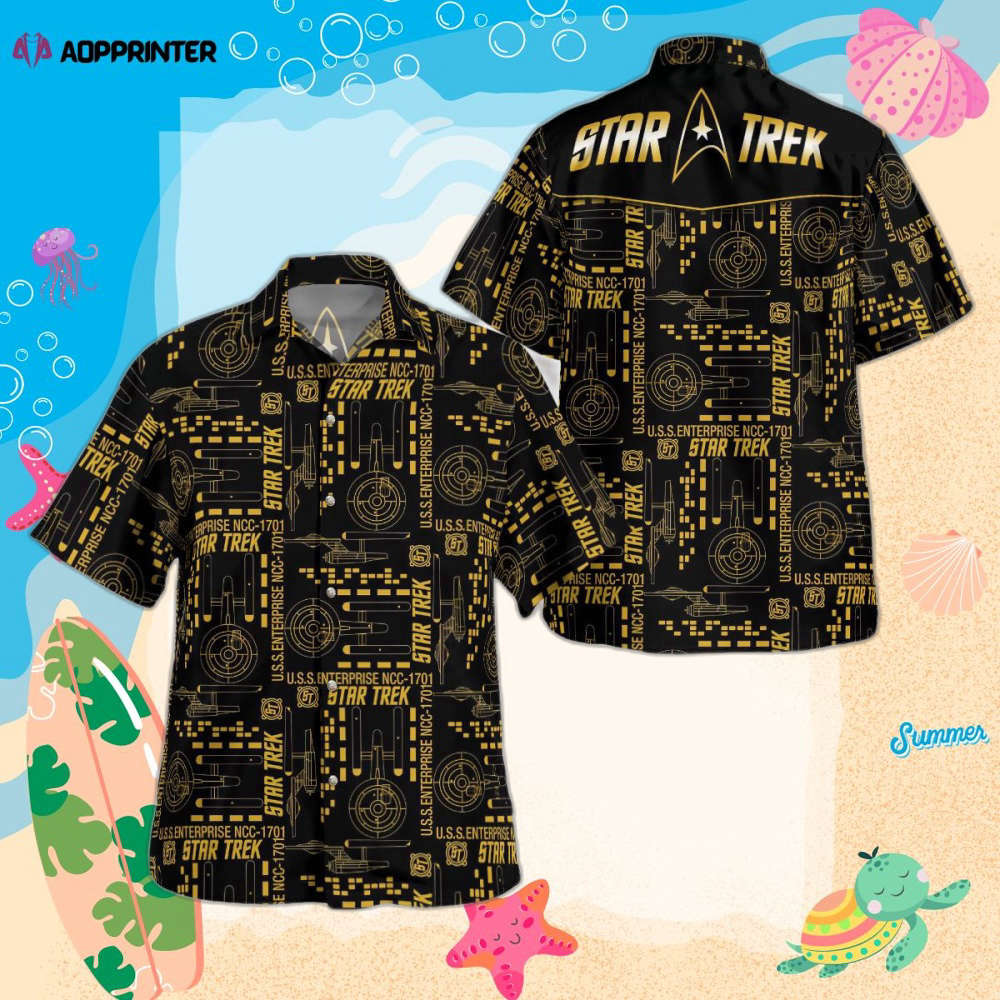 Star Trek Ncc 1701 Hawaiian Shirt Summer Aloha Shirt For Men Women Kid