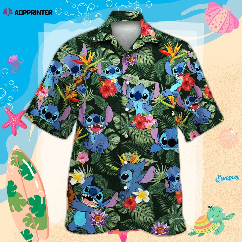 Stitch 06 Hawaiian Shirt Summer Aloha Shirt For Men Women Kid - HomeFavo