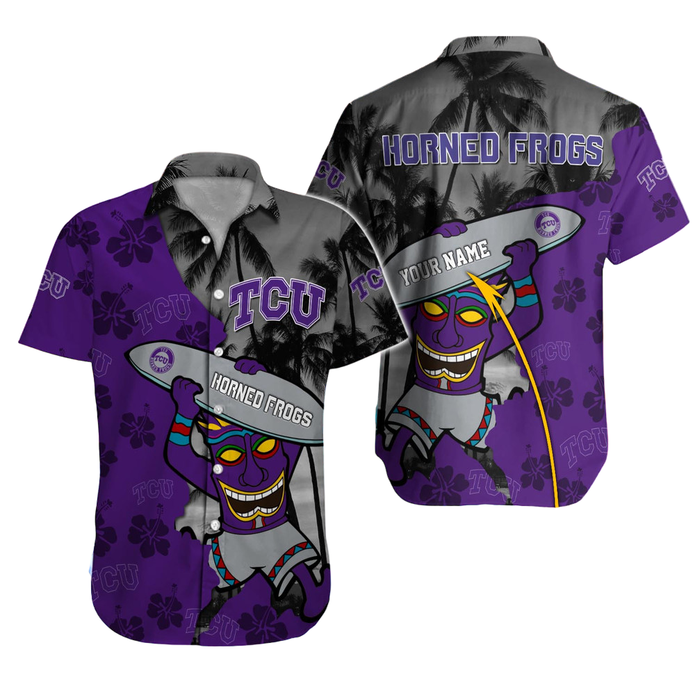 TCU Horned Frogs NCAA Hawaiian Shirt Custom Hawaii Shirt For Men Women Kid Gift for Fans