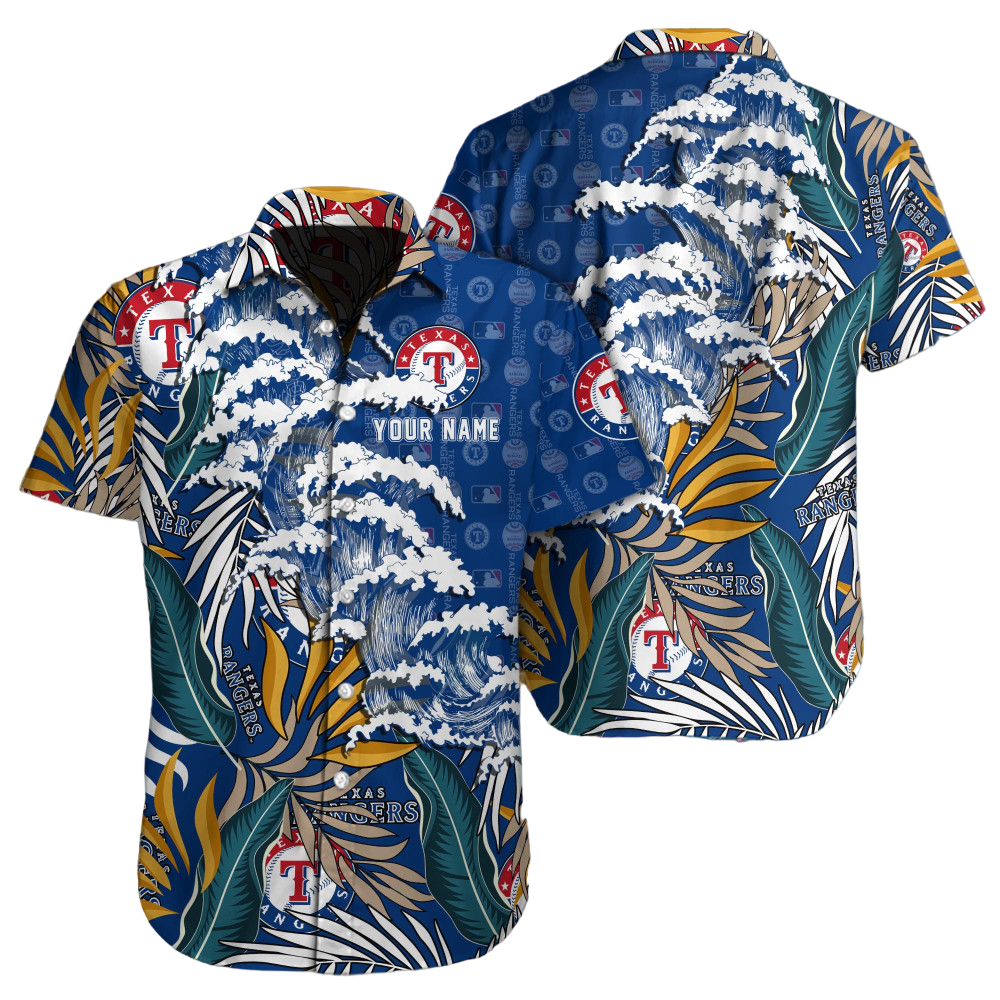 Texas Rangers MLB Hawaiian Shirt For Men Women Kid Gift for Fans - HomeFavo