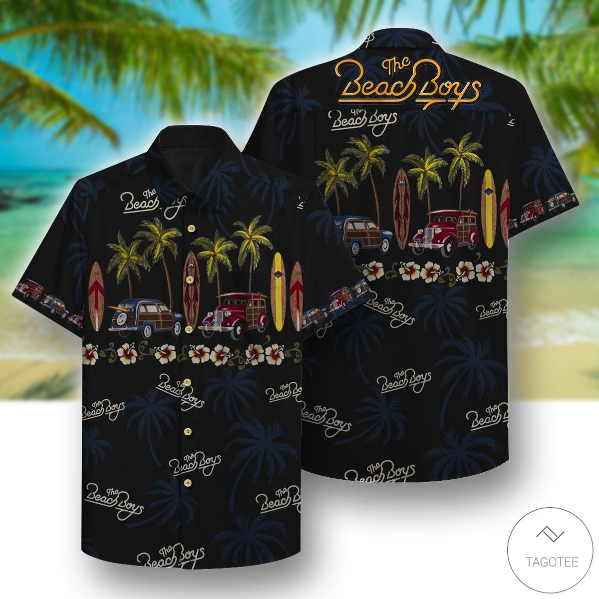 The Beach Boys Hawaiian Shirt - HomeFavo