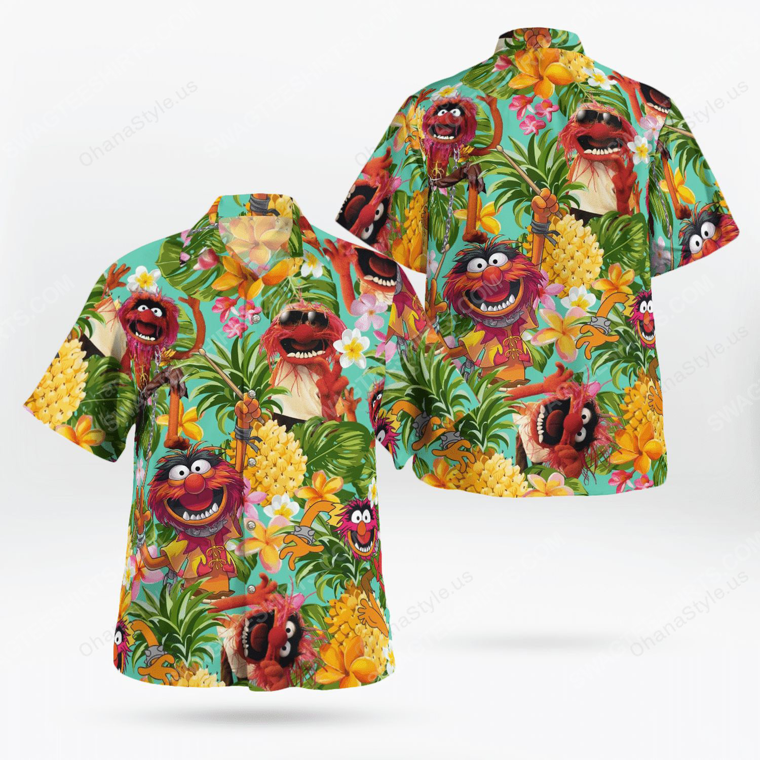 The Muppet Show Animal Tropical Hawaiian Shirt Maria