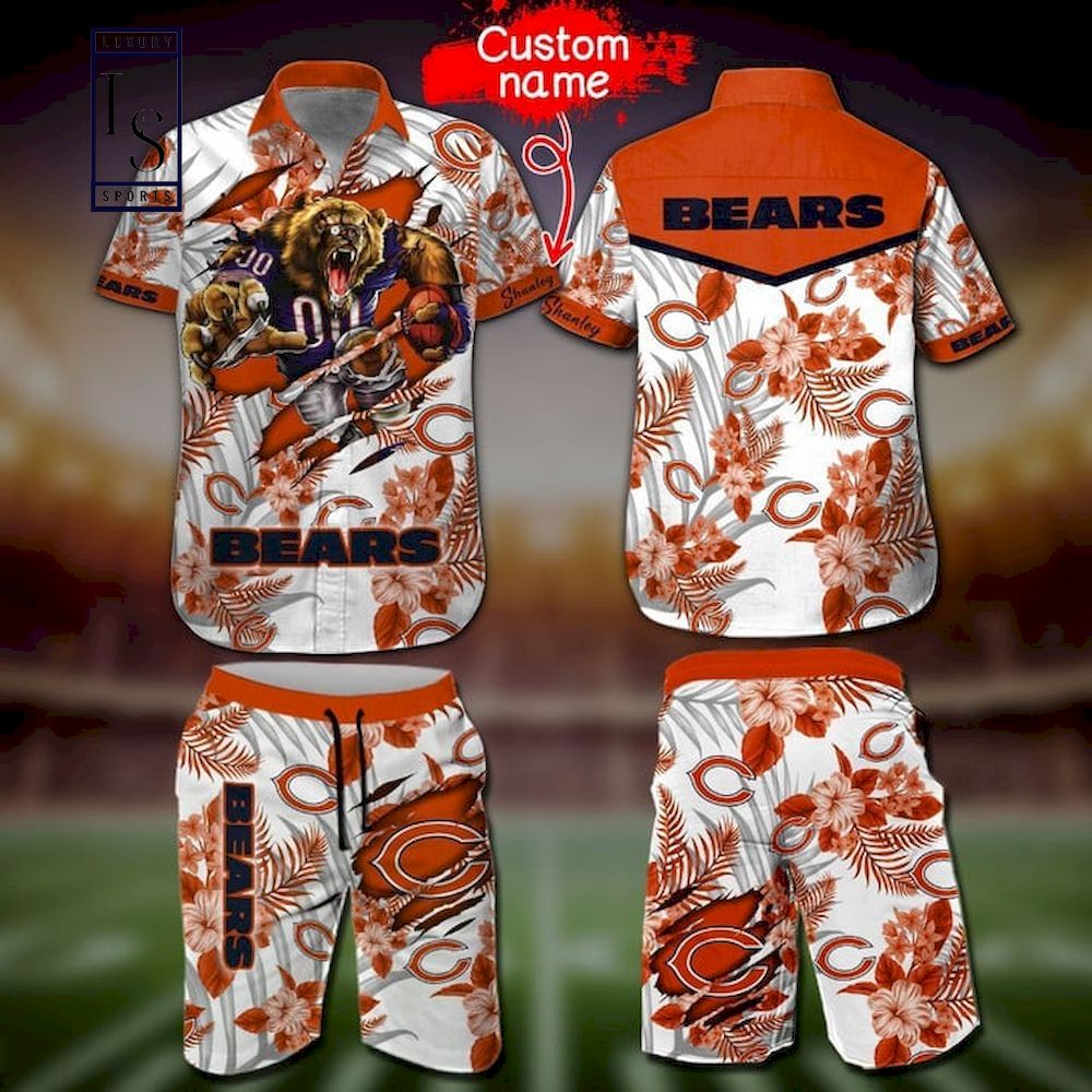 This Is Chicago Bears Mascot Hawaiian Shirt And Short