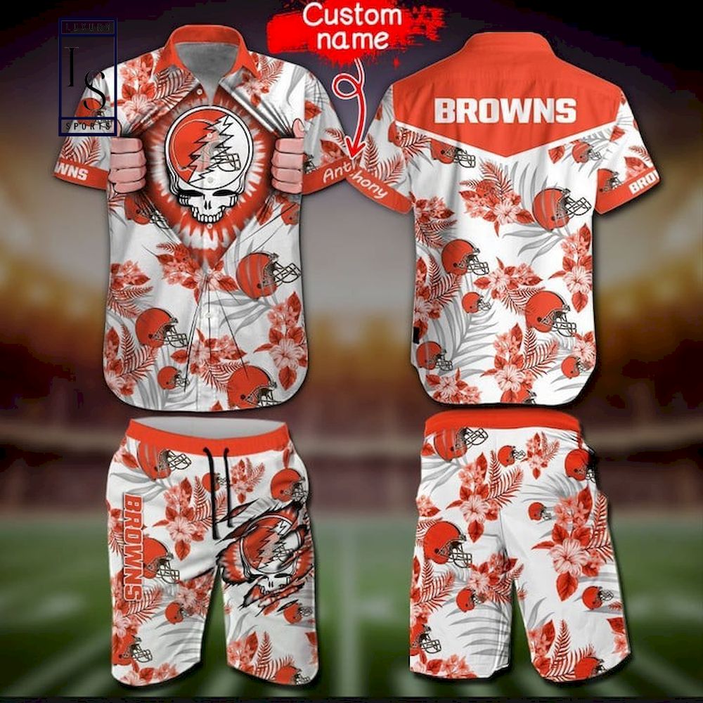 This Is Cleveland Browns From Grateful Dead Hawaiian Shirt And Short