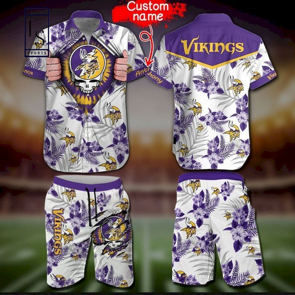 This Is Minnesota Vikings From Grateful Dead Hawaiian Shirt And Short