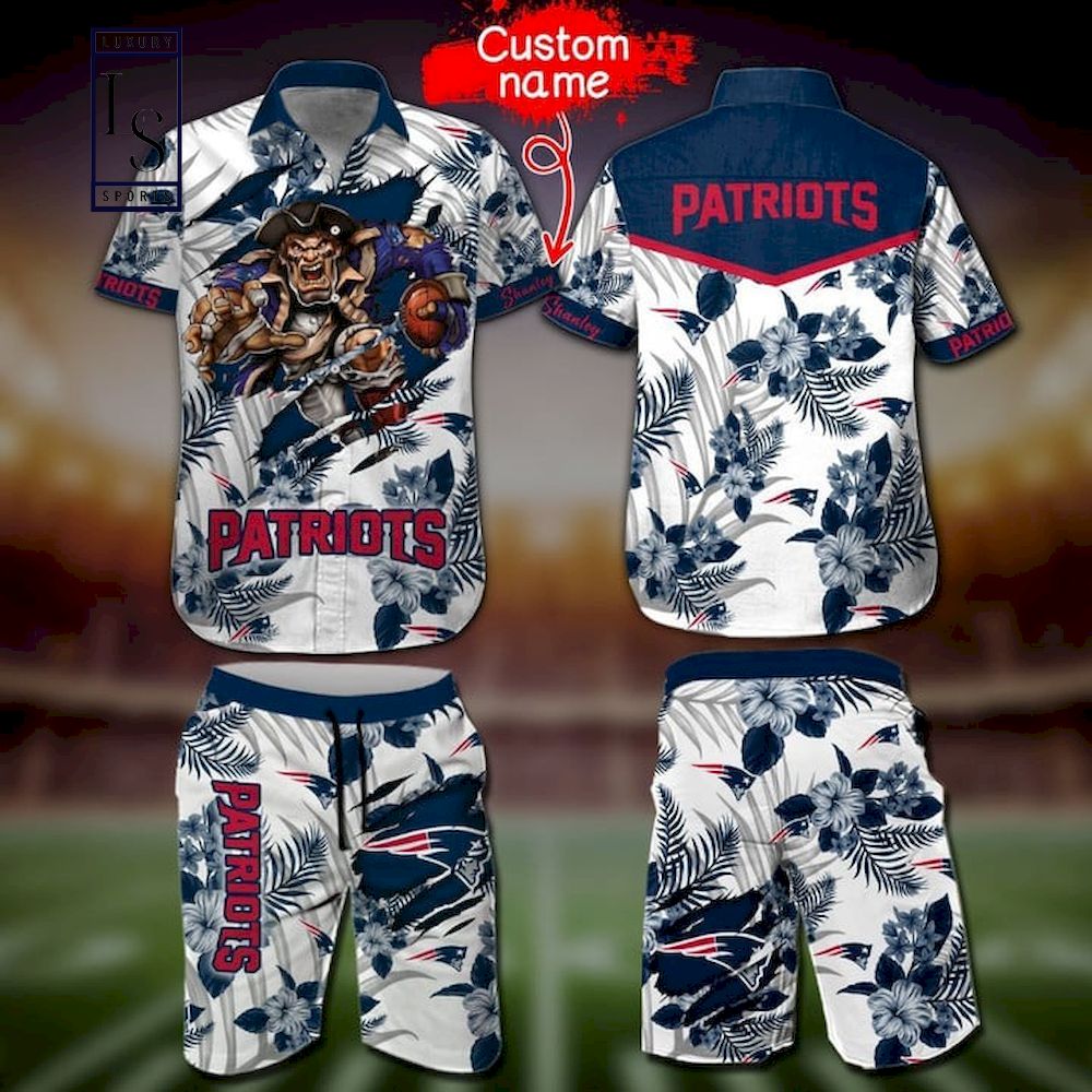 This Is New England Patriots Mascot Hawaiian Shirt And Short