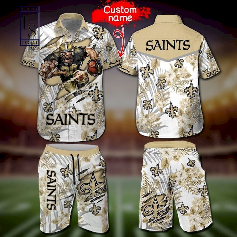 This Is New Orleans Saints Mascot Hawaiian Shirt And Short