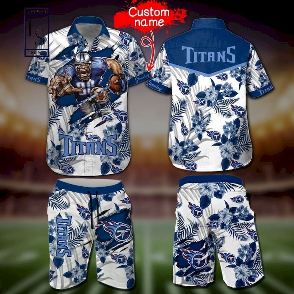 This Is Tennessee Titans Mascot Hawaiian Shirt And Short