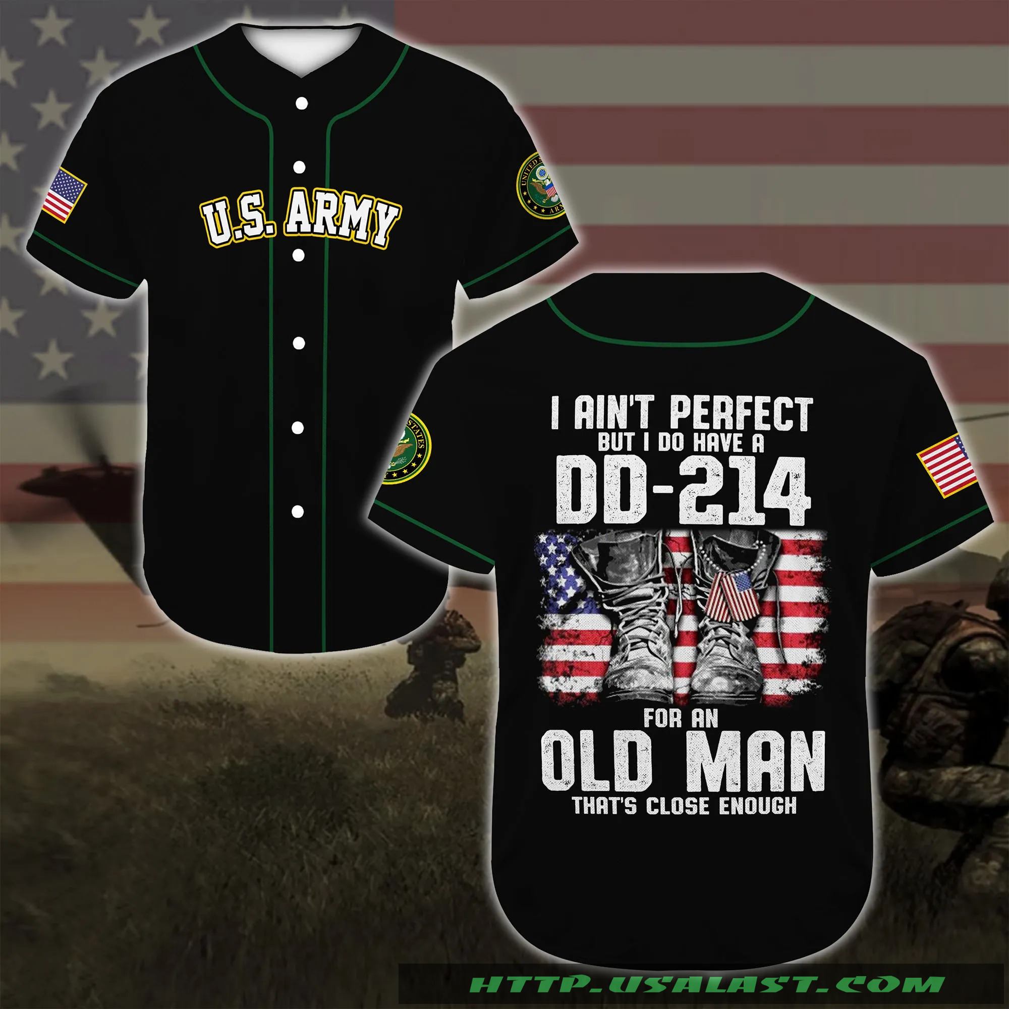 US Army I Do Have A DD-214 For An Old Man Baseball Shirt - HomeFavo