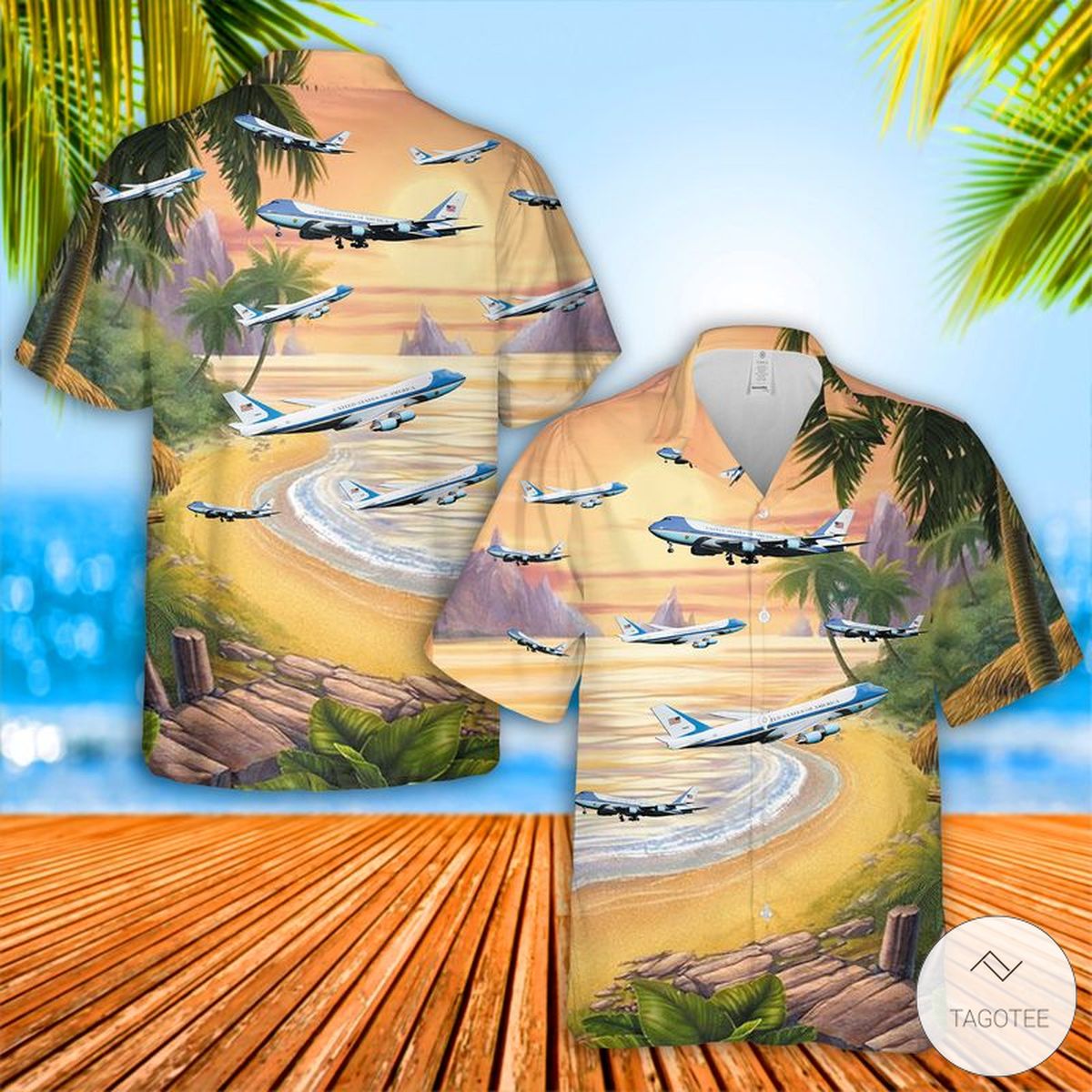 Vc 25 Air Force One Hawaiian Shirt