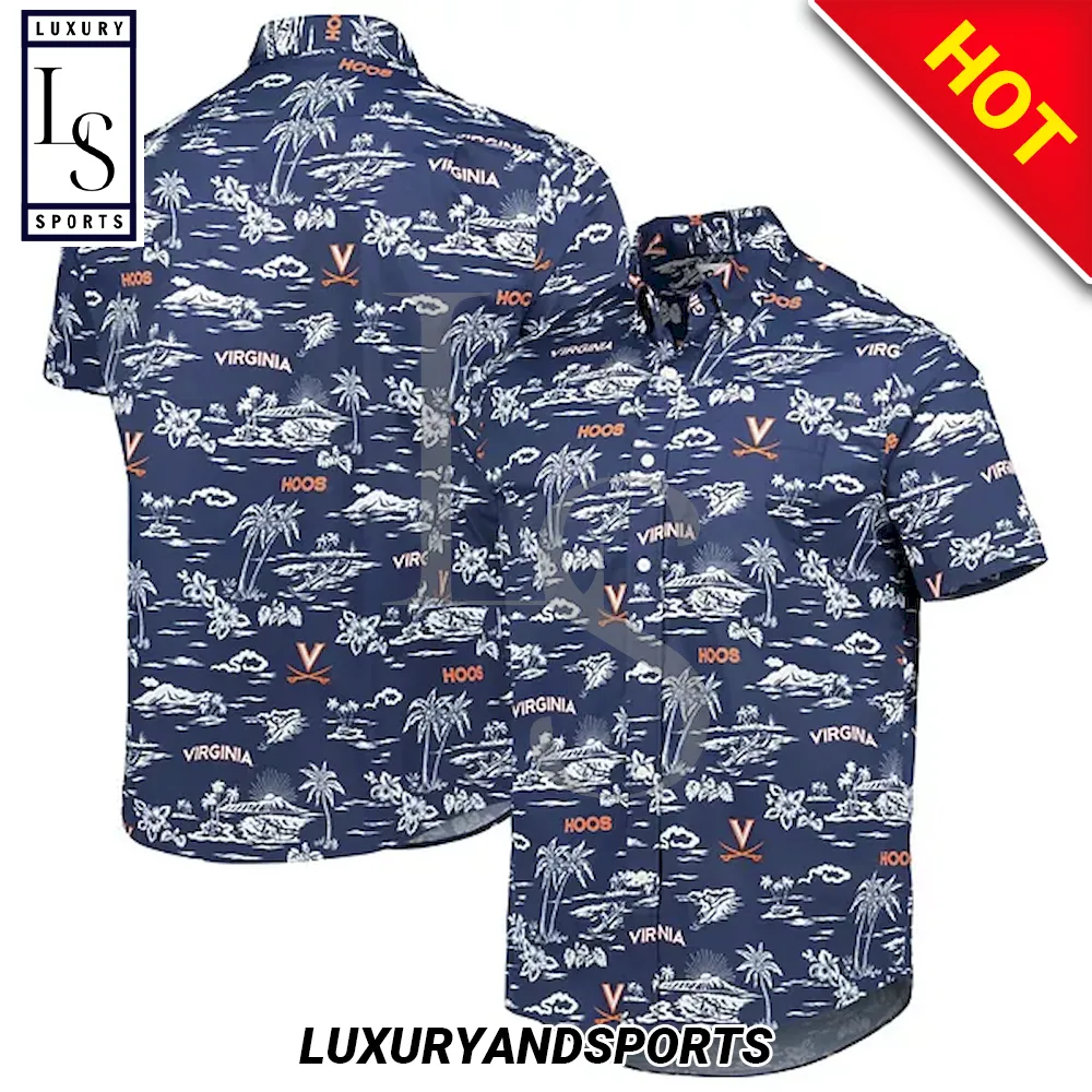 Virginia Cavaliers Island Custom Hawaiian Shirt