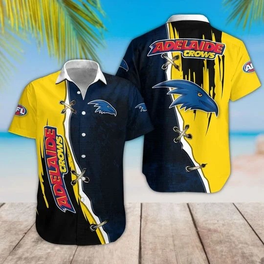 Adelaide Football Club Afl Hawaiian Shirt