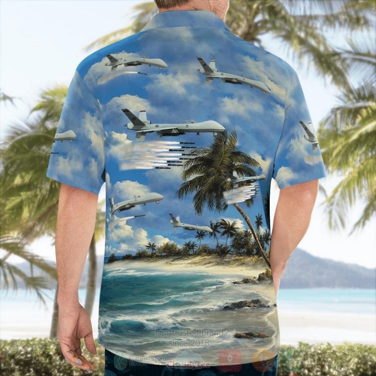 Air Force Aircraft General Atomics Mq 9 Reaper Hawaiian Shirt - HomeFavo