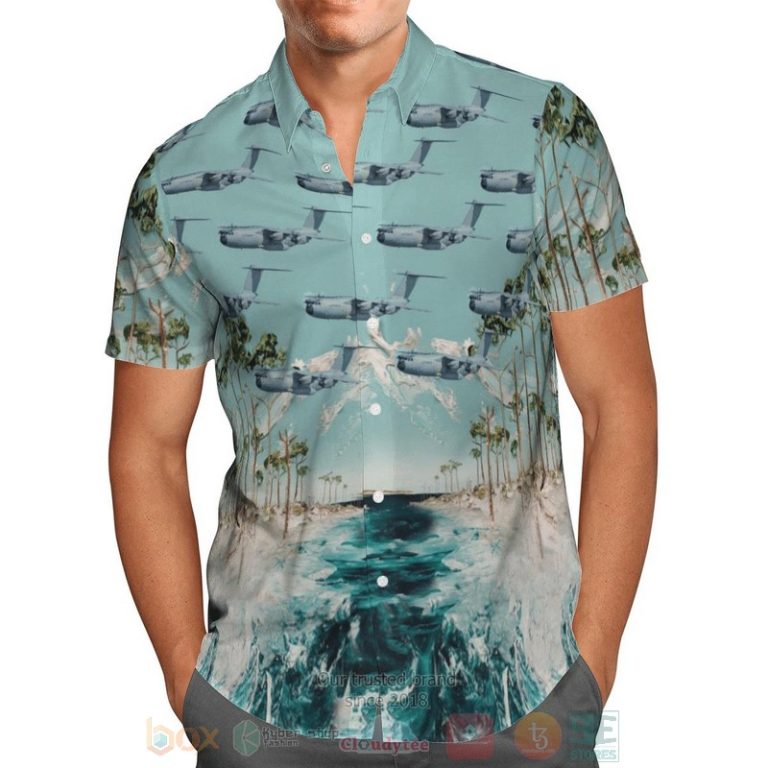 Airbus A400M Atlas German Air Force Hawaiian Shirt - HomeFavo