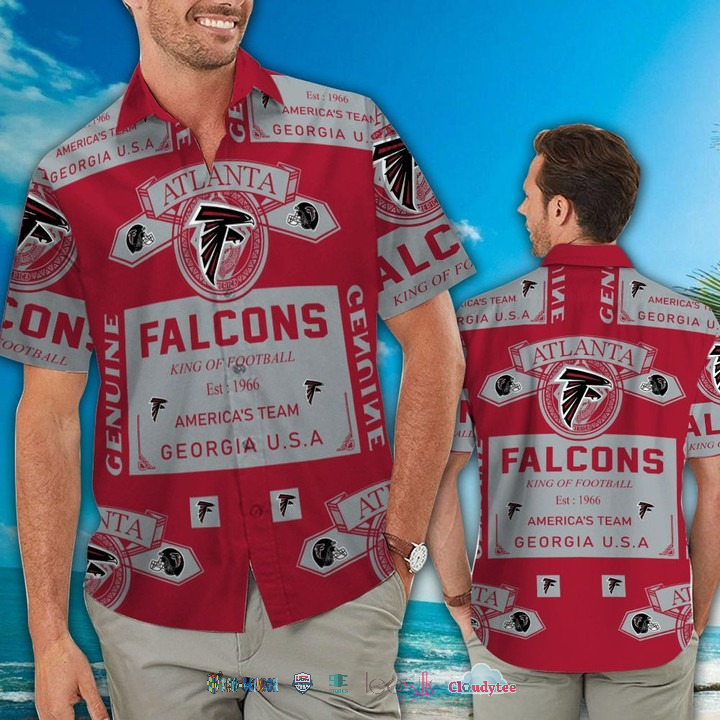 Atlanta Falcons King Of Football Americas Team Hawaiian Shirt