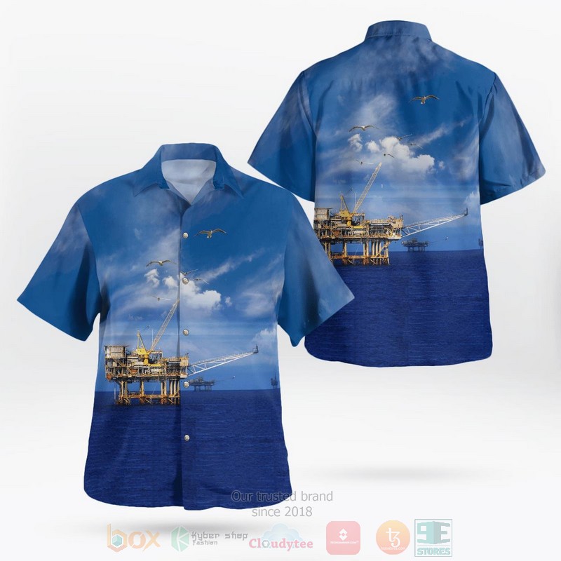 Australia Offshore Drilling Rig Hawaiian Shirt - HomeFavo