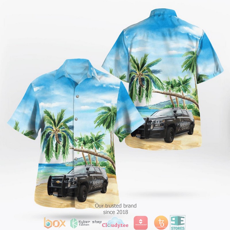 Boise Idaho Ada County Sheriffs Office Chevy Tahoe 3D Hawaii Shirt