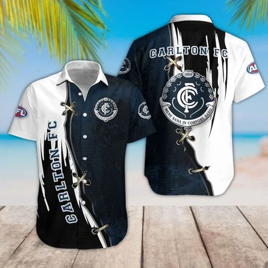 Carlton Football Club Afl Hawaiian Shirt