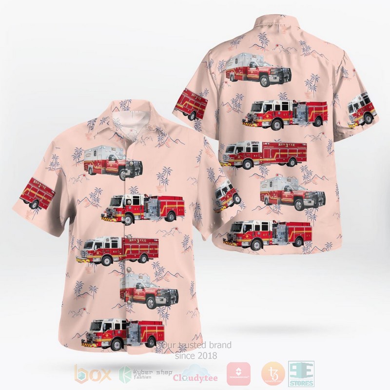 Corpus Christi Texas Corpus Christi Fire Department Hawaiian Shirt