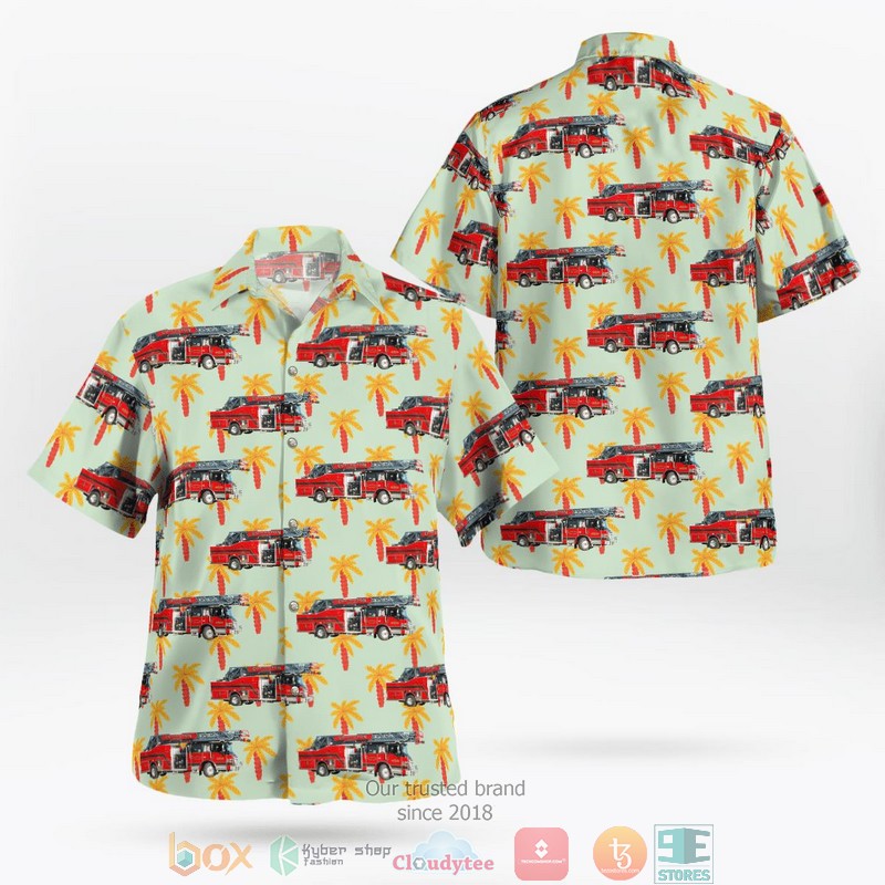 Covington Tennessee Covington Fire Department Station 1 North Hawaiian Shirt