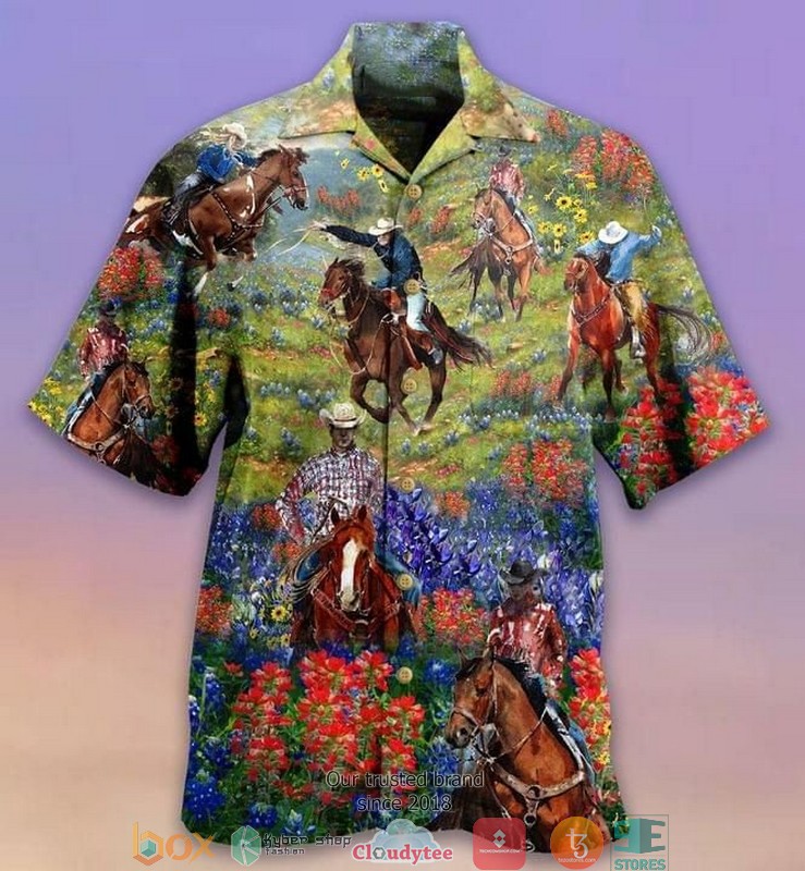 Cowboy Short Sleeve Hawaiian Shirt