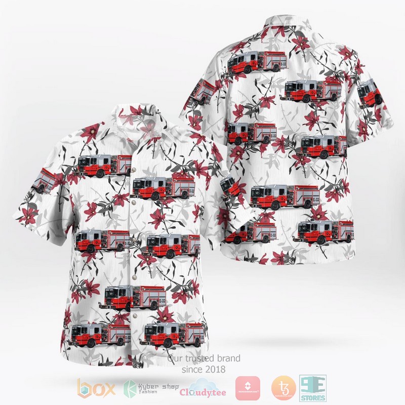 Crescent City Fire Rescue Fire Station 3 Hawaiian Shirt