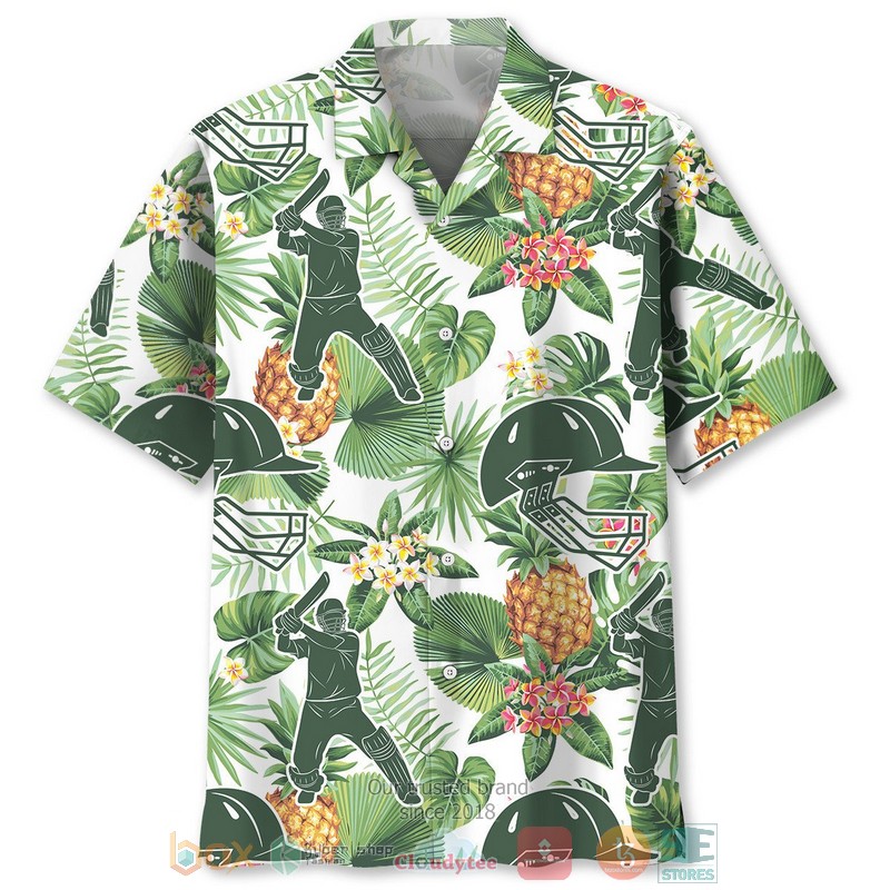 Cricket Tropical Pineapple Hawaiian Shirt