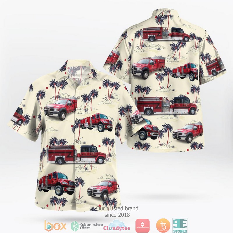 Crothersville Vernon Township Fire Dept Hawaiian Shirt