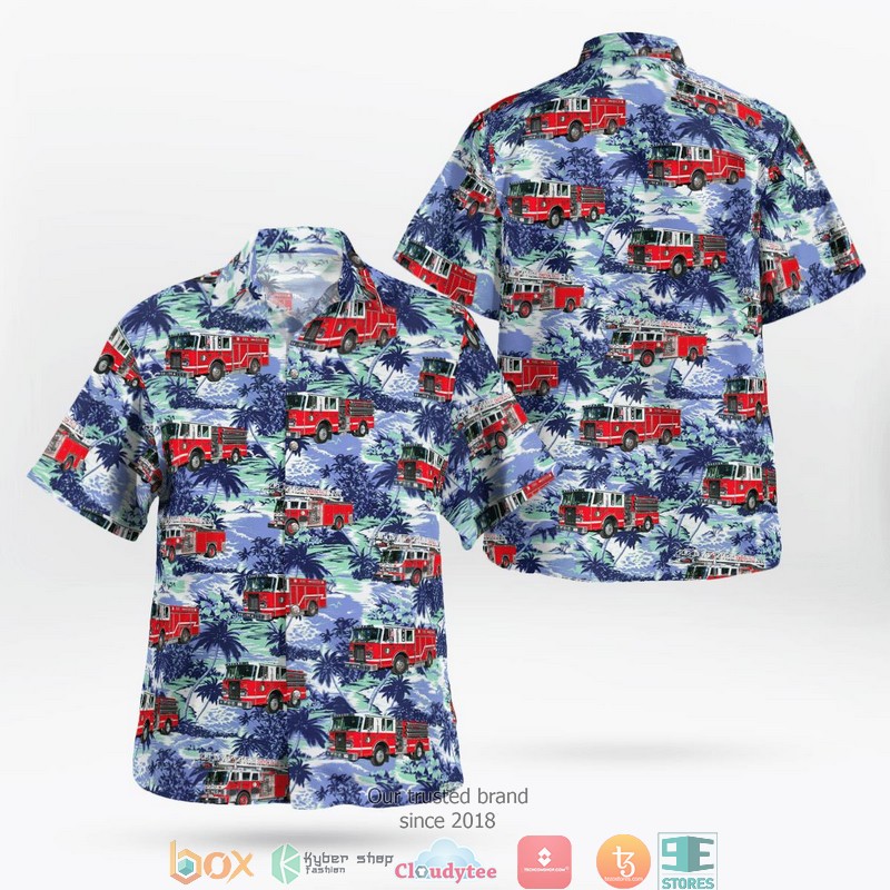 Croton Falls New York Croton Falls Fire Department Hawaiian Shirt