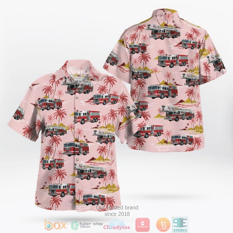 Croton On Hudson Westchester County New York Croton On Hudson Fire Department Hawaiian Shirt