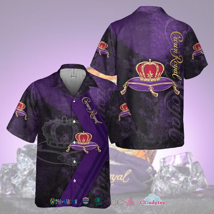 Crown Royal All Over Print Hawaiian Shirt