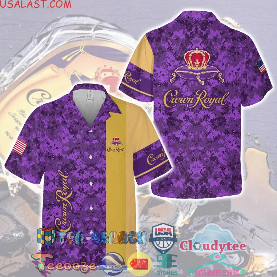 Crown Royal Aloha Summer Beach Hawaiian Shirt