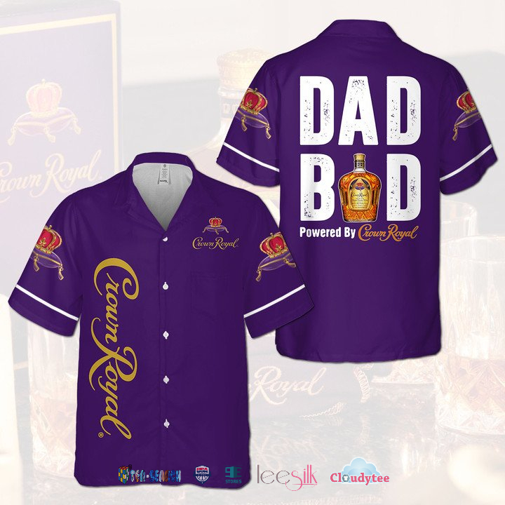 Crown Royal Dad Bod Hawaiian Shirt