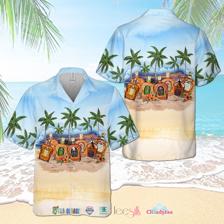 Crown Royal Sandy Shore Hawaiian Shirt