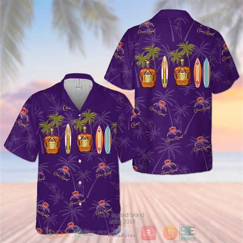 Crown Royal Whisky Hawaiian Shirt