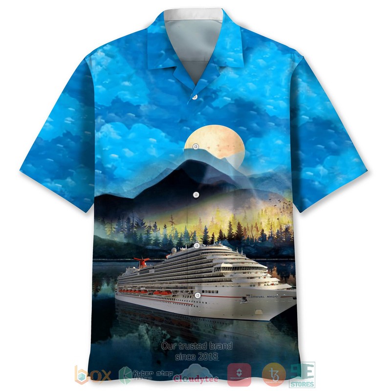 Cruise Beach Mountain Hawaiian Shirt