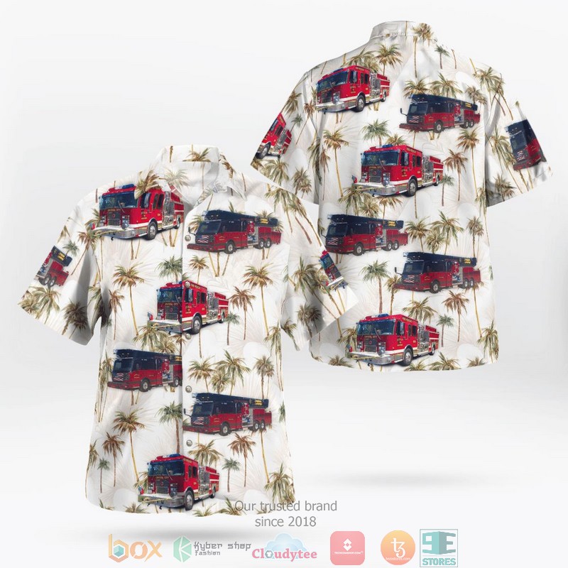 Crystal City Jefferson County Missouri Crystal City Fire Department Hawaiian Shirt